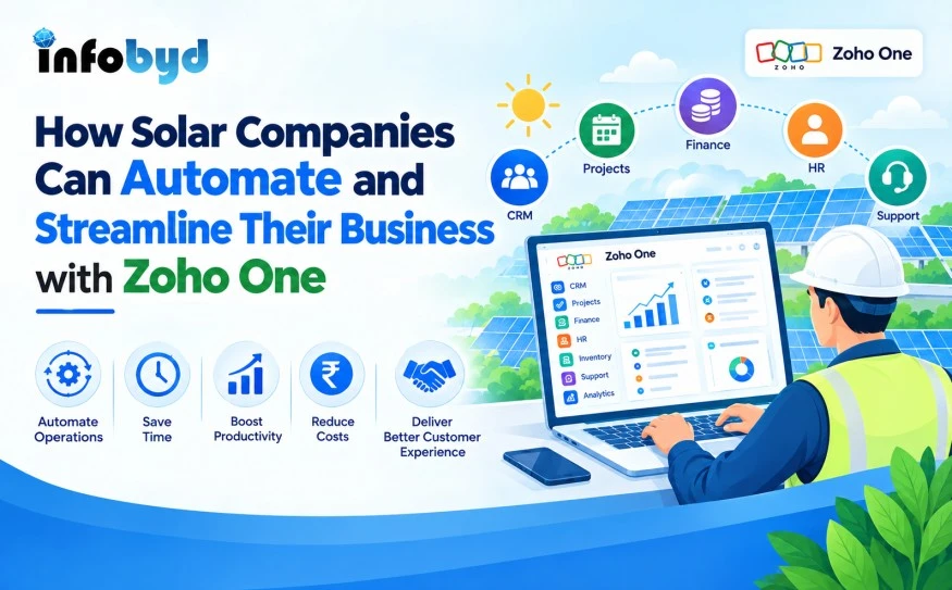 How Solar Companies Can Automate and Streamline Their Business with Zoho One